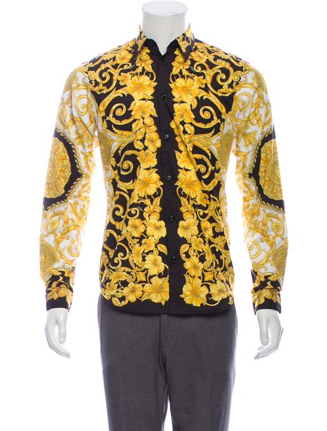 versace button-up shirt|Versace formal shirts.